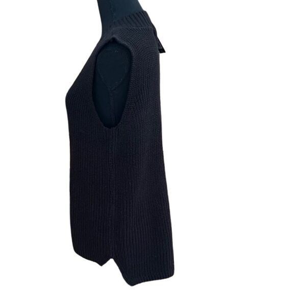 New with tags Vero Moda Vmlea SL v neck long vest Noos black, size S - Picture 8 of 13